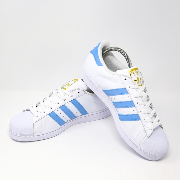 Adidas SuperStar Foundation White Light Blue Gold - Picture 6 of 8